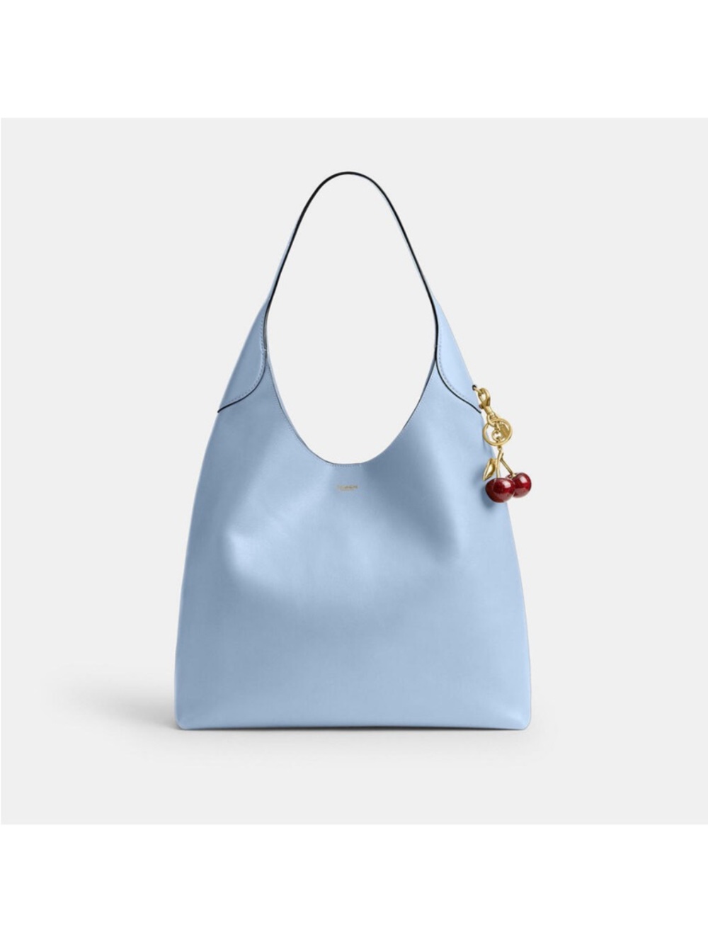 Coach Brooklyn 39 Light Blue Leather Shoulder Bag - Picture 8 of 11